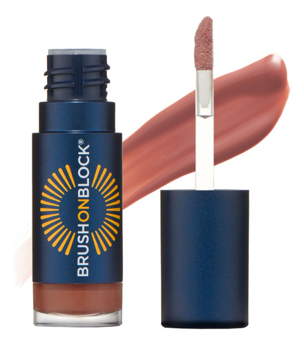 Brush On Block Aceite De Labios Con Proteccion Solar, Protec