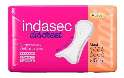 Indasec Discreet Maxi Apòsito X 45 Unidades