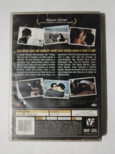 Dvd 9 Canções - Dublado E Legendado - Original