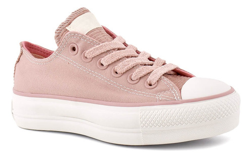 Converse Chuck Taylor All Star Ox Plataforma Lift Pink Rose