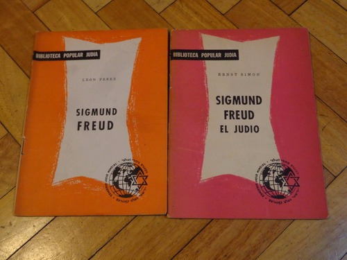 Lote De 2 Libritos De Freud. Biblioteca Popular Judía&-.