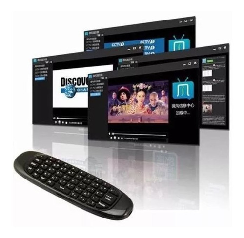 Teclado sem fio Air Fly Mouse Smart TV Android Windows
