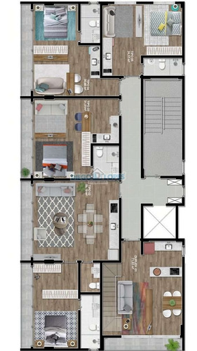 Imagem 15 de 15 de Apartamento Para Venda, 1 Dormitório(s), 59.19m² - 2112