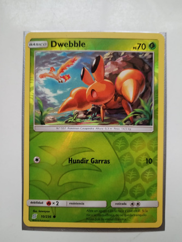 Dwebble - 10/236 - Common Reverse Holo Pokemon Tcg