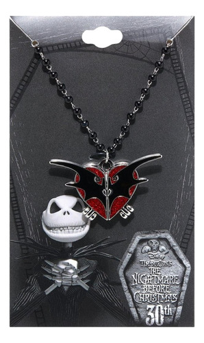 Disney Collar De Corazón De Murciélago Jack Skellington 