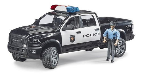  Camioneta Ram 2500 Con Policia  - Bruder