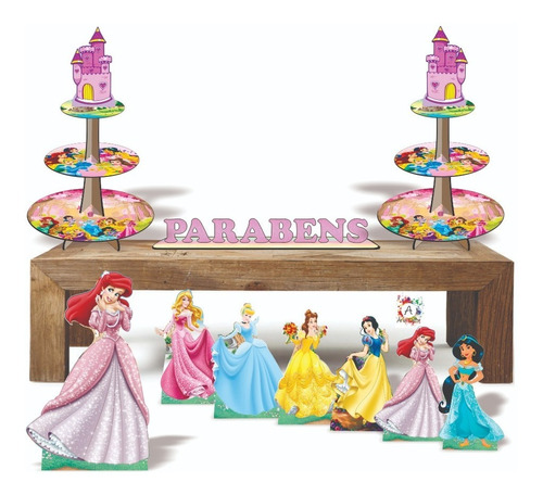 Princesas Da Disney Ariel Kit 7 + Provençal Para Doces