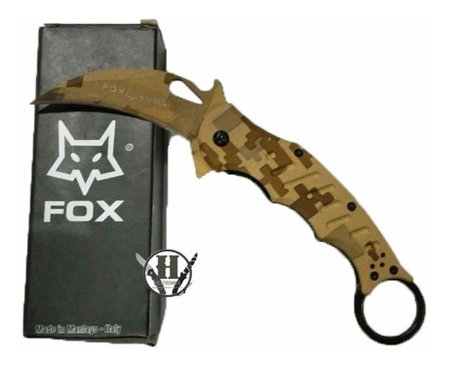 Navaja Kerambit Tactica 478 Digital Desert Fox Made In Italy