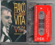 Comprar  Franco De Vita En Vivo 18 De Marzo Cassette Ricewithduck