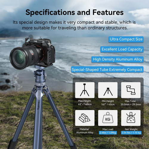 Trípode De Viaje Liviano Smallrig Ap -02, 63 Trípode De Con