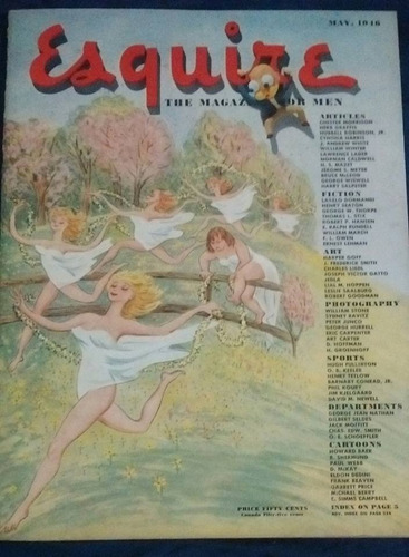 Revista Esquire Mayo 1946 En Inglés