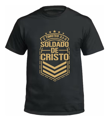 Remeras - Adultos Unisex - Algodón 100% - Soldado De Cristo