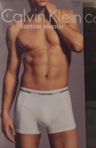 2 Boxer Calvin Klein Trunk Cotton Stretch De Lujo