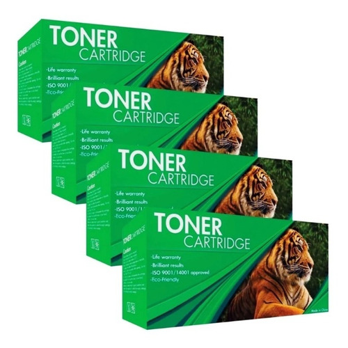 Kit 4 Toner Generico 410a Cf410a Cf411a Cf412a Cf413a