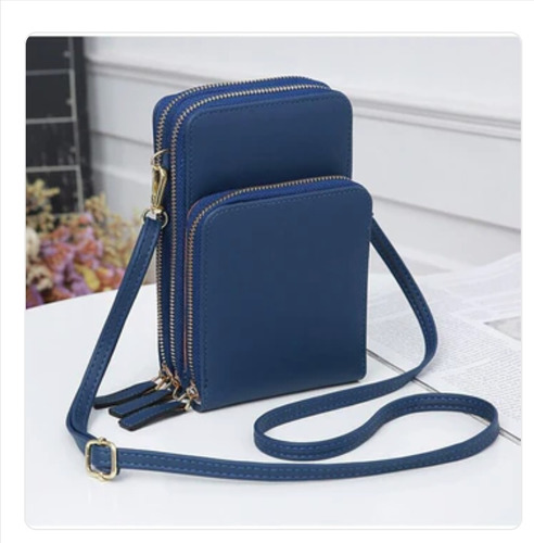 Crossbody Morral Con 3 Compartimientos Porta Celular