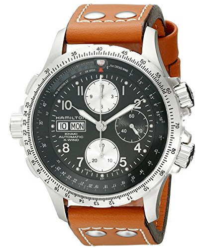 Reloj Cronógrafo Hamilton Khaki Para Hombre