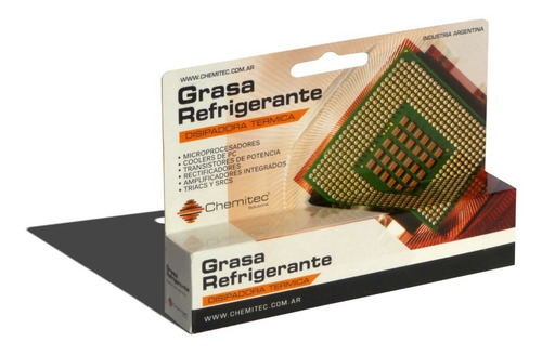 Imagen 1 de 4 de Grasa Siliconada Chemitec Disipadora Termica