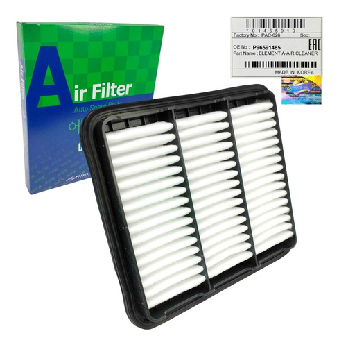 Imagen 3 de 9 de Filtro Aire Motor Chevrolet Spark 2005 2006 2007 Original