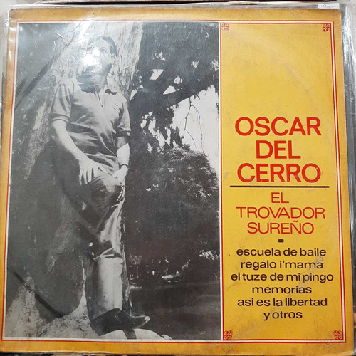 Vinilo Oscar Del Cerro El Trovador Sureño F5