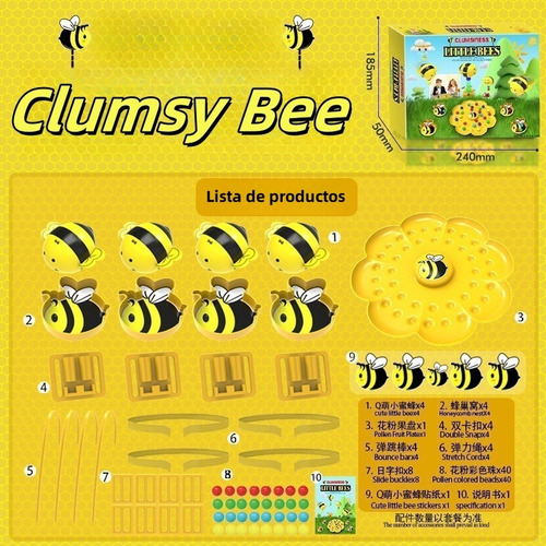 Juego De Puzzle De Batalla De Abejas Para 4 Personas Regalos