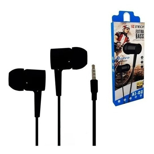 Auriculares In-ear Aitech Hi-fi Audio Extra Bass... Anri Tv Color Negro