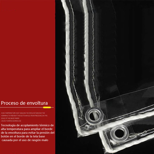 Cortina De Lluvia Al Aire Libre De Pvc Transparente 2*3m