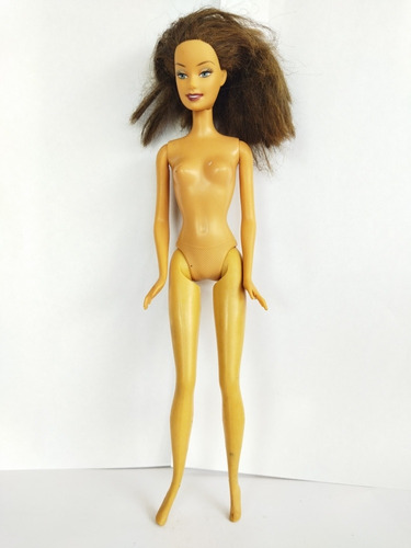 Barbie Castaña Cabello Corto Usado Pierna Flexible 1999