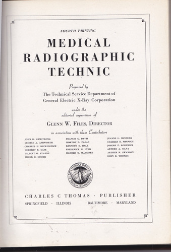 Medical Radiographic Technic