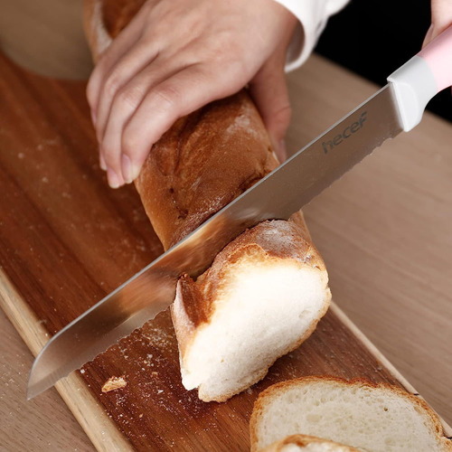 Hecef Juego De 14 Cuchillos De Cocina, Juego De 14 Piezas Co