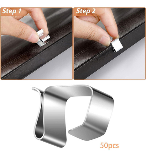 50 Piezas Clips De Luz De Navidad Ganchos De Luz Ganchos L