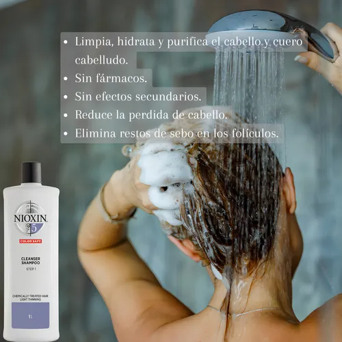 Nioxin 5 Cleanser Shampoo Anticaida 1000ml Tratado Quimicos