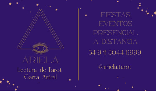 Imagen 3 de 4 de Tarot Para Fiestas Y Eventos / Presencial / A Distancia