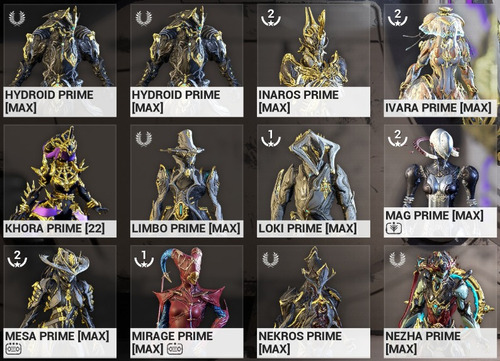 Conta Warframe Pc Mr 27 Com 21k De Platinas