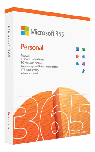 Licencia Microsoft 365 Personal Hasta 5 Dispositivos [1 Año]