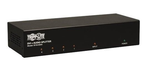 Tripp Lite 4 Puertos Dvi Splitter Con Audio Y Señal De Refue