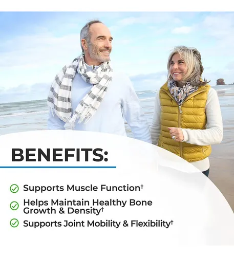 Suplemento Bone Strength Bioschwartz Con Calcio D3 K2 120 Ca
