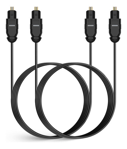 Xrmai 2 Cables De Audio Óptico Digital De 6 Pies 5.9 Ft  [c