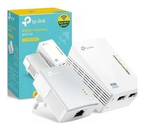 Kit Powerline Tp-link Av500, Color Blanco (Usado)