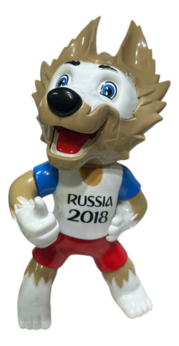 Muñeco De Colección Mundial Rusia 2018 Zabivaka Con Bubuzela