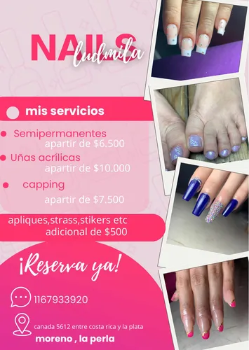 Realizó Uñas Acrílicas