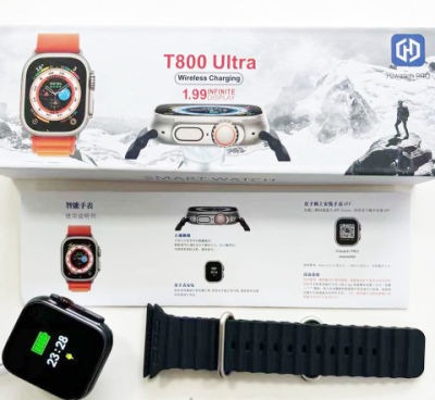 Reloj Inteligente T800 Ultra Smartwatch Carga Inalámbrica