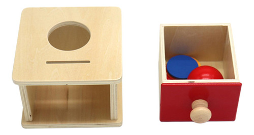 Caja De Juguetes Montessori Ball Drop, Actividad Sensorial C