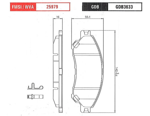 Balatas Trw Delanteras Suzuki S- Cross Glx - Gl 2015 A 2020