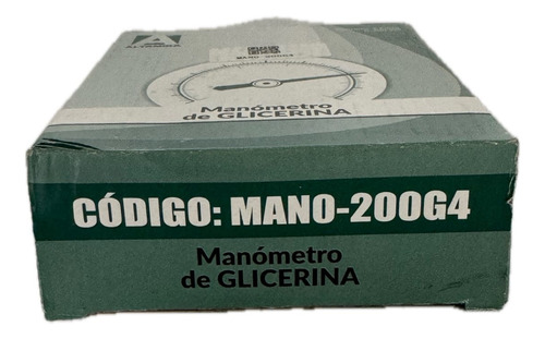 Manómetro Con Glicerina 0-200 Psi Altamira , Man0-200g4