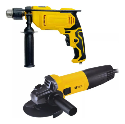 Set Amoladora Angular 780w Taladro De Impacto 850w Estuche