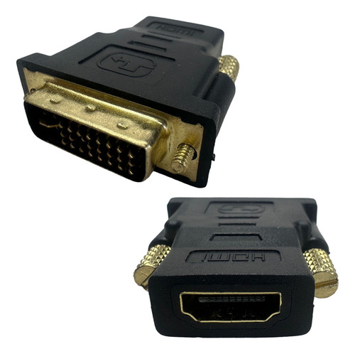 Adaptador Convertidor Hdmi Hembra A Dvi  24+1  Macho