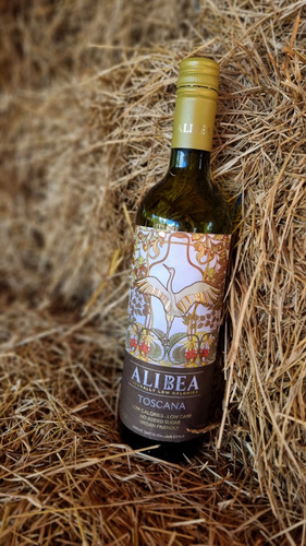 Vinho Tinto Seco Low Carb Sem Add Açúcar Alibea 750ml 12 Un.