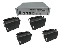 Comprar Combo Musica Funcional Potencia Bt + 4 Parlantes 2 Vias 100v