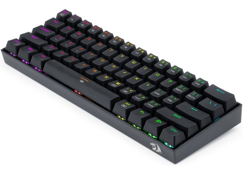 Teclado Redragon Gamer Mecanico Dragonborn K630rgb-sp Brown Swich Español Iluminación Rgb Negro Usb