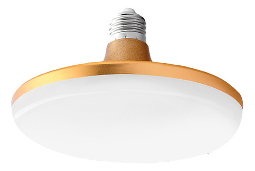 Lámpara Led Golden E27 De 12 W, Diseño Plano De Alta Potenci